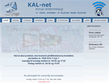 Tablet Screenshot of korupantennelaug.dk